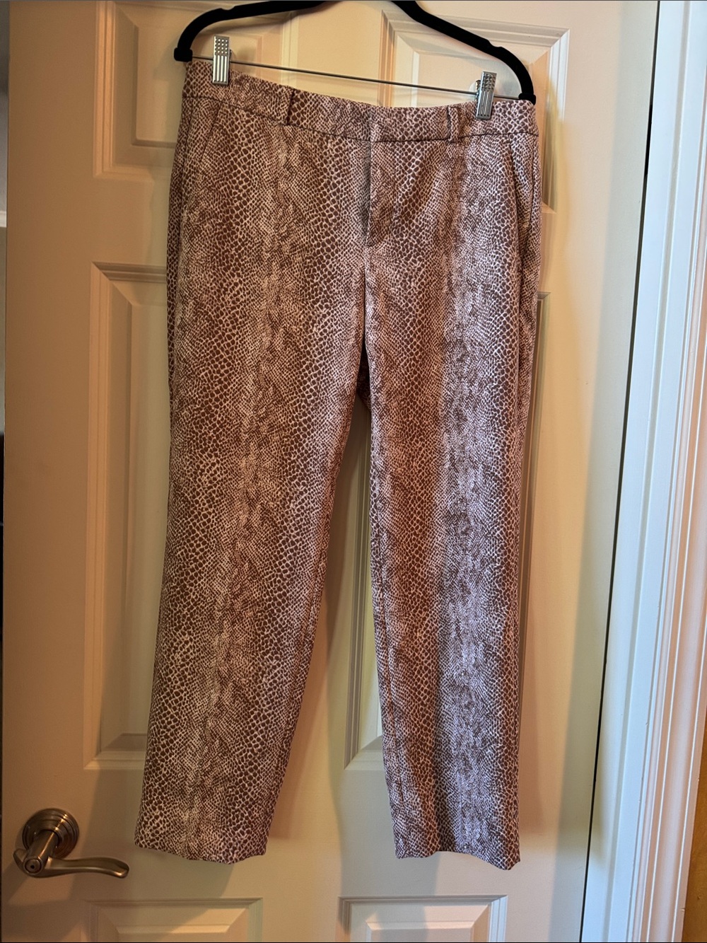 Banana Republic Avery Snake-Print Pants